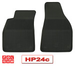 rubber floor mats AUDI A4 04-08/front/X2