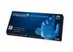 grippaz защитные перчатки 50шт 10gr l крепкий синий