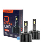 LED-polttimopari (2 kpl pakkaus) D8S 12/24V 35W, ei ole hyväksytty käytettäväksi tieliikenteessä, CANBUS-yhteensopiva, valkoinen 6000K