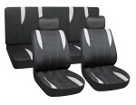 sėdynės užvalkalas juodas/pilkas fd1021