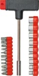 screwdriver t-shaped 9 head + 11 adapters 14-510/65100 t701210