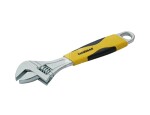 Adjustable wrench 250mm insulated two colored handle CROWNMAN