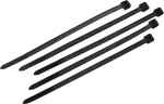 fixing strap-fastening 36-150 (100 pc) black