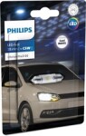 Лампочка 12v Philips LED 6000K ultinon pro3100 sl 38mm sv8,5-8 c5w 50lm