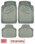 floor mat rubber Universal grey / 4pc./ /POL-GUM/