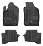 mats rubber 77 FIAT 500e I 2015-2020, HATcHBAcK, ELEcTRYc, 4szt