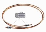 brake wire rope - copper - 370cm wp-122 11611637 x-122-00