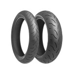 motorcycle road tyre bridgestone 190/55zr17 tl 75w bt016 pro rear