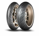 Dunlop motorcycle road tyre 180/55zr17 tl 73w qualifier core rear