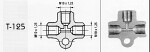 тройник M10X1,25