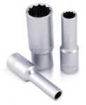TOPTUL socket long 1/2" 28mm, number of points: 12