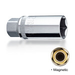 TOPTUL Spark Plug Socket 1/2", magnetic 16mm
