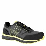 Low safety shoes North Ways Justin 7073, Black/Neon Yellow, size 40