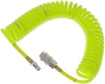 pneumatic spiral hose inner 5mm. outer 8mm. length 5m. 1/4" pu carmotion