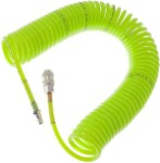pneumatic spiral hose inner 5mm. outer 8mm. length 10m. 1/4" pu carmotion