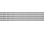 HSS esmaklassiline metallist puur 1,0 mm roostevaba terase puurimiseks, 5 tk