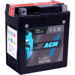 starter battery 12V 6Ah 80A 114x71x131 B00 0 A AGM