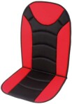Seat cover black with red Unitec