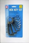 10-part Hex wrenches komplekt1, 5-10mm