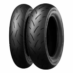 Dunlop DOT19 [633325] Scooter/moped tyre 3. 50-10 TL 51J TT93 GP Front/Rear