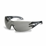 Защитные очки Uvex Феос, HC/AF покрытие, серая линза, черный/серый