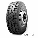 385/65R22.5 KMA12, KUMHO, шина для грузовика, конструкция, Universal, 3PMSF, 160K,