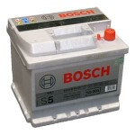 Automašīnas akumulators bosch silver 52ah 520a - / + 207x175x175 s5 001