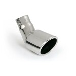 Exhaust blowpipe, turned polished , stainless steel