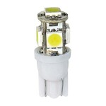 Hyper-micro-led bulbs T10 5SMD W2,1x9,5d  white 12v