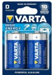 батарея VARTA High Energy LR20 D 1,5V 2шт