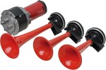 air horn 3- horns, with compressor and mounting accessories 12V Automax