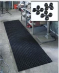 black rubber mat floor coating
