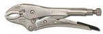 locking pliers, curved jaws, length 230 mm