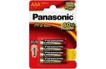 Panasonic батарея AAA 4шт.Pro Power