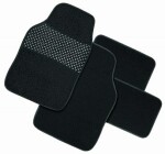 Car foot area textile fabric floor mat universal, set. GUM-PAD