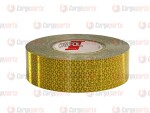 CARGO PARTS Reflective tape Contour cover for marking 51mmx50m yellow III-gen.EEC UN 104/ na rear and külgedele