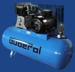 GUDEPOL kolbkompressor GD 60-270-830; mahuti 270l, tootlikkus 830l/min, max. rõhk 10bar, võimsus 5,5kW, toide 400V, statsionaarne