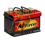 banner аккумулятор power bull 72ah 278x175x175  660a  - + carrier  P7209