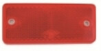 dob34a-cz red reflector 90x40mm screws + sticker