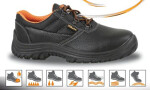 Work shoes, upper pc leather, from polyurethane sole, dimensions 40 length gap 26,5cm