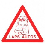 sign " child in the car" Sticker