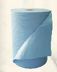 Бумага в рулонe 2 слоя 380mx37cm, синий ( бумага для рук)