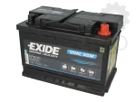 EXIDE DUAL AGM аккумулятор 70Ah 760A 600Wh P+ wg.EN (278x175x190) вес 20,7 kg EP600