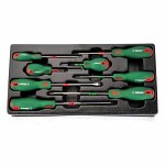 set screwdrivers Slotted (8 pc) in box