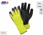 555-8" cotton workgloves with natural coating 8"