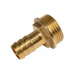 hose connection 19mm - 1" external thread flange bronze