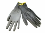 work gloves textile L/8 PU coating Unitec 71042