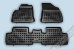 rubber mats Peugeot 3008 starting from 2009 set 3- pc.