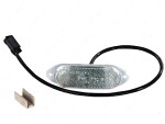 Vignal Side marker light white LED 24V Connector AP( cable 500mm)