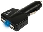 USB charger 2 plug 12/24V, 1000mA